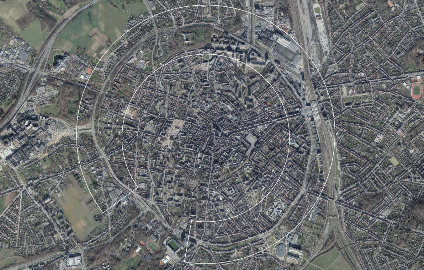 aerial photo OO4701 Ring road R23 Leuven
