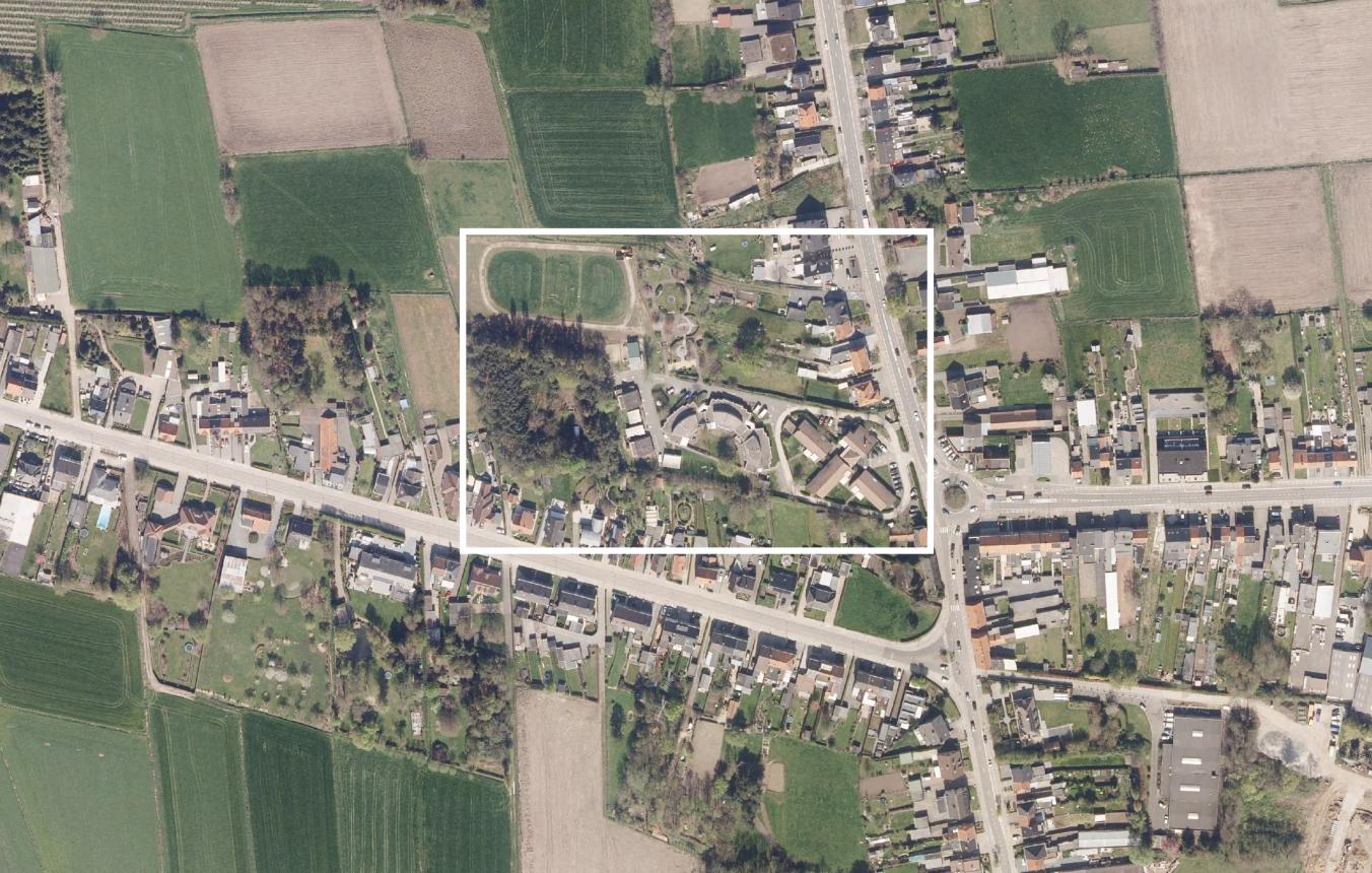 Luchtfoto projectgebied OO4002 Site Patershoek Sint-Niklaas Vesta vzw