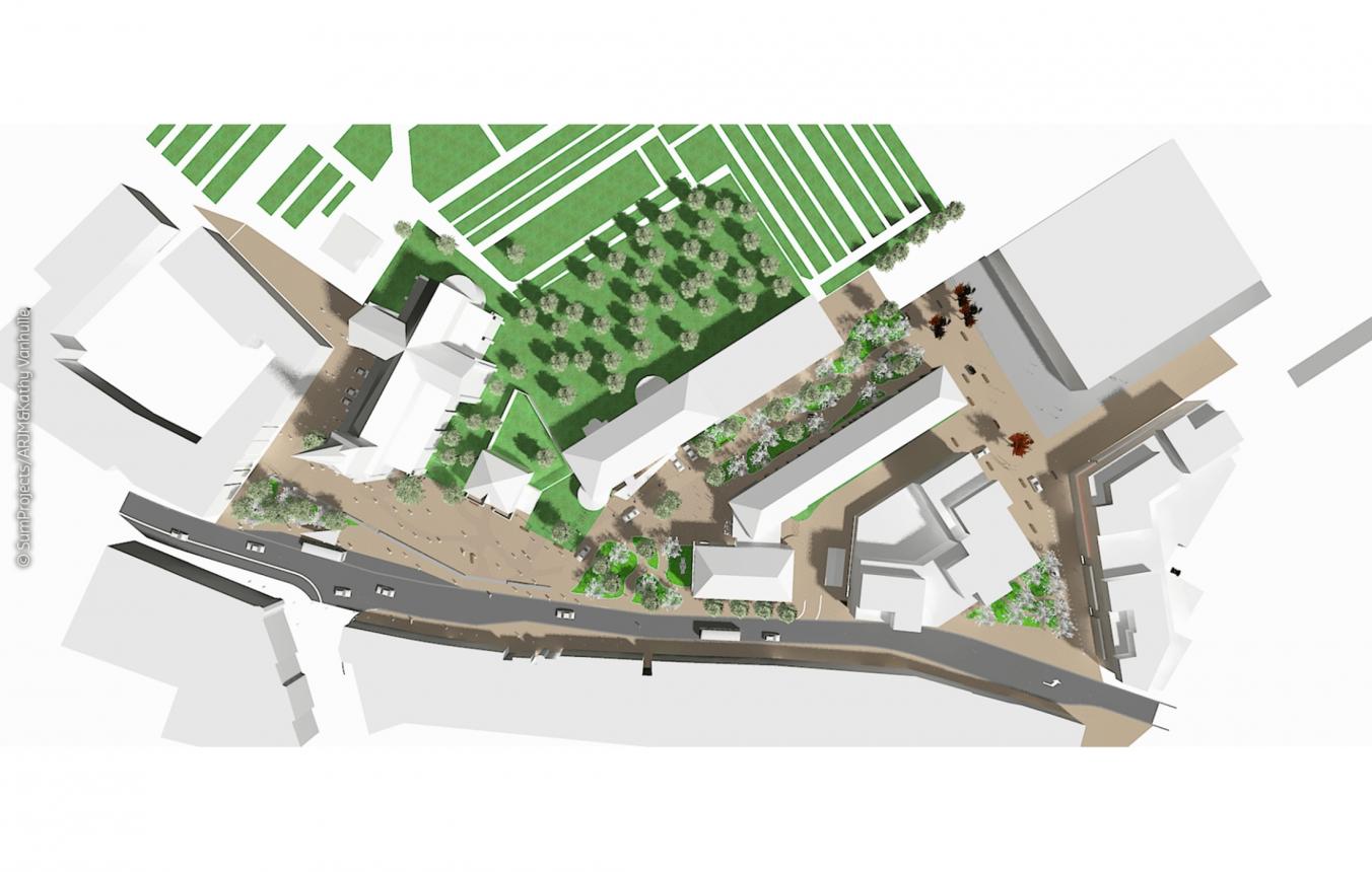 Beeld Masterplan © SumProject, Kathy Vanhulle, MULTIPLE architecture & urbanism