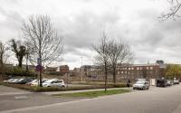 Site pilootproject Sint-truiden met de Sint-Trudoabdij op de achtergrond